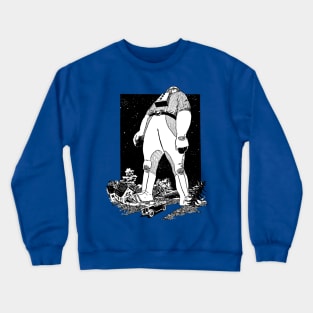 The Man from the Atom - An Amazing Stories Illustration Crewneck Sweatshirt